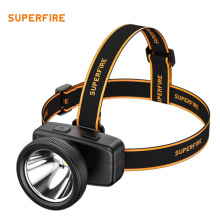 SUPERFIRE luces de cabeza led led para acampar pesca linterna usb recargable led faro grande